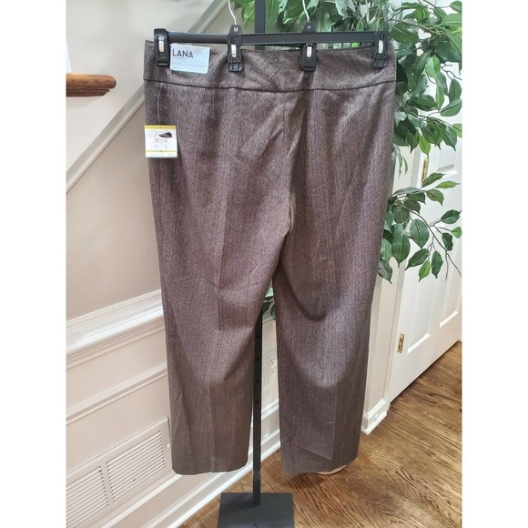 Kasper Women Gray Polyester Modern Fit Contour Waist Wide Leg Dress Pant Size 14 - Picture 5 of 12